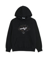 HAND PAINTING UNIVERSE HOODIE (BLACK) (4612193583222)