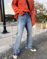 No.8384 ブラッシュブーツカットデニムパンツ