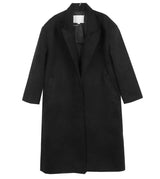 ウール20ヒドゥンオーバーコート