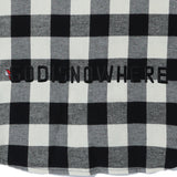 オーバーフィットフランネルシャツ/OVERFIT FLANNEL SHIRTS-WHITE+BLACK