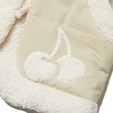 チェリーファーパディングベスト / CHERRY FUR PADDING VEST [BEIGE]