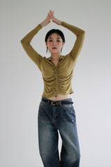 バーゲルシャーリングTシャツ / Bagel Shirring T-shirt (3color)