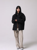 オータムドッグパーカボンバージャケット/Autumn Dog Parka Bomber Jacket_2color