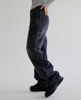 セニティーカーゴパンツ / no.5184 Senity Cargo Pants - Black denim