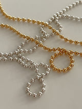 ドットボールネックレス / dot ball necklace