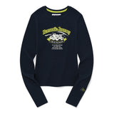 ELBOW POINT WAFFLE LONG SLEEVE [DARK NAVY]