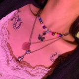 Catseye necklace (6671340699766)