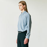 VERTICAL TIP BASIC SHIRT SKY BLUE