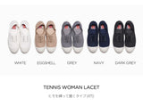 テニスウーマンレーセット / BENSIMON TENNIS WOMAN LACET - GREY