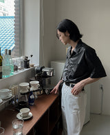 サマーレザーハーフシャツ / Summer Leather Half Shirt