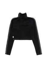 ベロアハーフジップトップ / Velor half zip top (2624871432310)