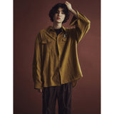マランポケットチェックシャツ / MARANG POCKET CHECK SHIRT_MUSTARD