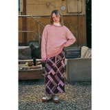 CHERRY TEXTURE LOOSE FIT KNIT [PINK]