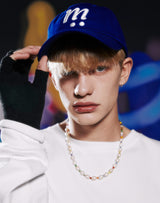 ミーロゴボールキャップ/mii LOGO BALL CAP BLUE