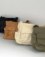 チュバットアメケージビッグポケットピグメントクロスバッグ / Tyubat Amecage Big Pocket Pigment Cross Bag