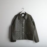 ASCLO Quilting Leather Jacket (2color) (6660639686774)