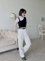 ストレートソフトパンツ / no.1753 Straight Soft Pants (2color)