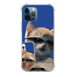 selfie blue cat case