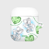 CRYSTAL MERRY PATTERN-GREEN(AIR PODS-HARD) (6613157806198)
