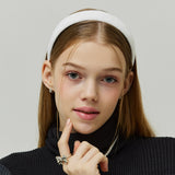 Velboa Volume Hairband _ White