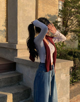 [Bellide made] Swen ribbed round cardigan