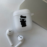ニャン - キャットスクイーズ AirPods ケース_マット