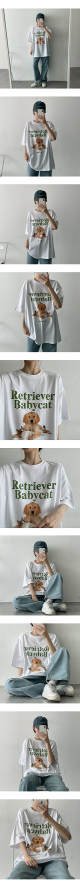 ドッグアンドキャットショートスリーブ / Dog and cat short sleeves