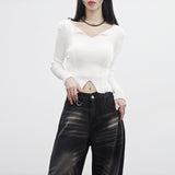 Frcan Open Collar Knitwear