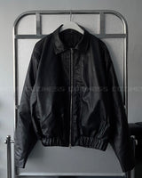 OW Vegan Leather Quilting Jacket (1 colors)