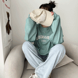 Sanf Zuri Embroidered Raglan Sweatshirt