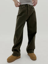 ワームカラーブラッシュドコットンパンツ/No.3071 Warm color brushed cotton Pants (6color)