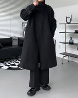 ハイネックロングコート/SI High-Neck Long Coat (2 colors)