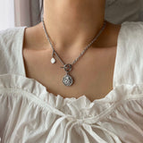 エンジェル2ウェイトグルバーネックレス/jh Angel Two Way Toggle Bar Necklace