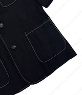 タップリネンステッチ半袖ジャケット / TAP Linen Stitch Short-Sleeved Jacket