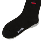 チェリーロゴニーソックス／CHERRY LOGO KNEE SOCKS [BLACK]