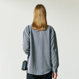 VERTICAL TIP BASIC SHIRT GREY