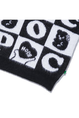 Hope Checker-Board Knit Vest_Black (6678732931190)