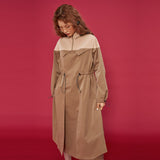 トレンチワンピース/Trench One-piece [Beige]