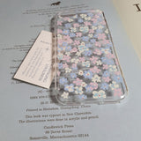 フラワースプラッシュジェリーハードアイフォンケース/Flower Splash Jelly Hard phone case
