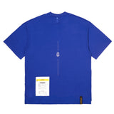 23 ブラーオーバーサイズTシャツ / 23 BLUR OVERSIZED T-SHIRTS WHITE / BLUE