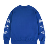[UNISEX]エルボー3ラインフラワートレーナー