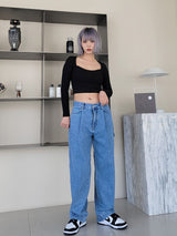 インターナショナルTシャツ / VENTIQUE Carpenter Pintuck Denim 2color (6683324153974)