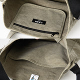 スラブバイオ ウォッシングキャンバスバッグ/SLUB BIO-WASHING CANVAS BAG-KHAKI