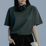 ユニバースアースTシャツ / UNIVERSE EARTH TEE SHIRT_CHARCOAL