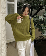 ボーイフレンドオーバーニット (3 color)