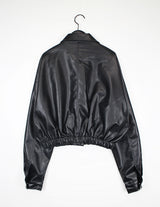 レザートラッカージャケット / Leather Trucker Jacket (2color)