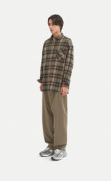 レトロカントリーサイドチェックシャツ/Retro Countryside Check Shirt S108 Orange