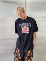 スリーキャットマスケッターズTシャツ/VENTIQUE Three Cat Musketeers T-shirt 5color