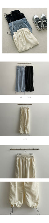 ラッシュピンギングストリングパンツ / Rush pinging string pants