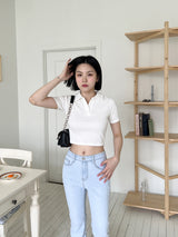 ヌードルカラクロップTシャツ / Noodle Kara Crop T-shirt (3color)